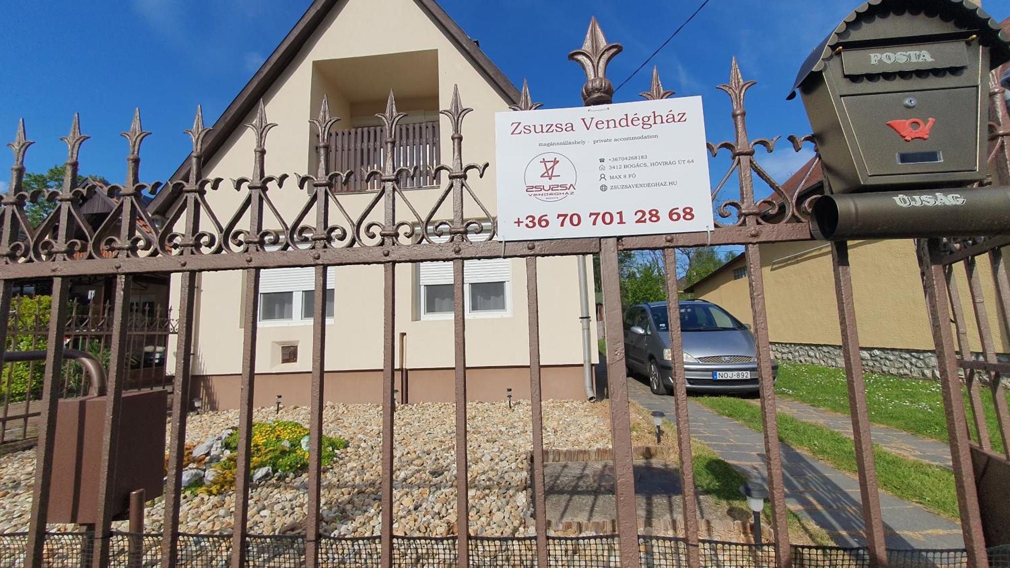 Zsuzsa Vendeghaz Villa Bogács Exteriör bild